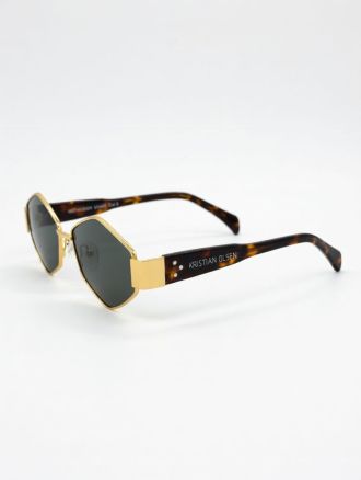 ΓΥΑΛΙΑ ΗΛΙΟΥ KRISTIAN OLSEN METAL GOLD TORTOISE