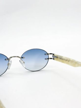 ΓΥΑΛΙΑ ΗΛΙΟΥ KRISTIAN OLSEN RIMLESS MARBLE BLUE
