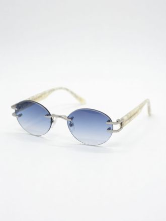 ΓΥΑΛΙΑ ΗΛΙΟΥ KRISTIAN OLSEN RIMLESS MARBLE BLUE