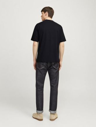 T-SHIRT JACK & JONES JPRBLACHAD BRANDING SS CREW NECK BLACK