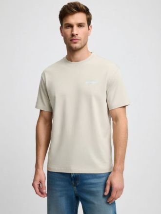 T-SHIRT JACK & JONES JJELEGACY TEE SS O-NECK NOOS BEIGE