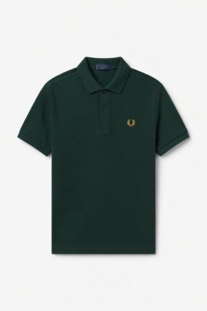 POLO FRED PERRY PLAIN DARK GREEN