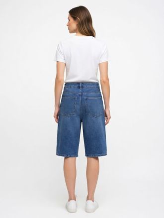 ΒΕΡΜΟΥΔΑ ONLY ONLMERLA HW LONG SHORTS DNM MEDIUM BLUE