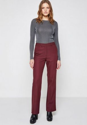 ΠΑΝΤΕΛΟΝΙ ONLY NABI MW FLARED PANT TAWNY PORT / RED