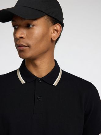 ΠΟΛΟ SELECTED SLHSLIM-ATLAS SPORT SS BLACK