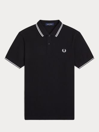 ΠΟΛΟ FRED PERRY TWIN TIPPED BLACK