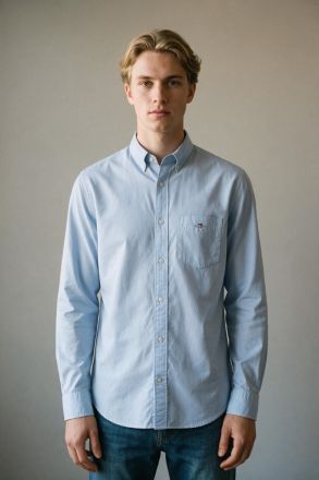 ΠΟΥΚΑΜΙΣΟ GANT LIGHT BLUE