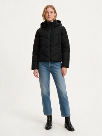 ΜΠΟΥΦΑΝ ONLY ONLCLAIR PUFFER HOOD JACKET CC OTW BLACK