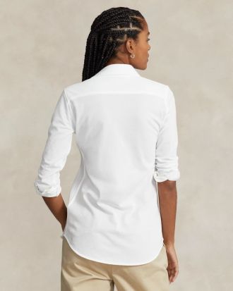 ΓΥΝΑΙΚΕΙΟ ΠΟΥΚΑΜΙΣΟ POLO RALPH LAUREN HEIDI L/S BSR WHITE