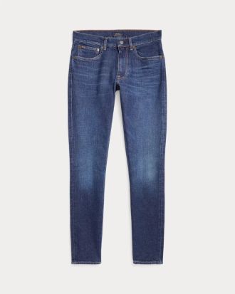 ΓΥΝΑΙΚΕΙΟ ΤΖΙΝ POLO RALPH LAUREN MID-RISE SUPER SLIM JEAN BLUE