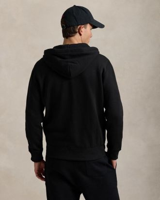 ΖΑΚΕΤΑ POLO RALPH LAUREN LS FZ HOOD-LONG SLEEVE-KNIT BLACK