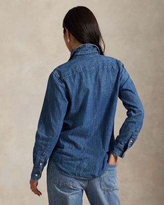 ΠΟΥΚΑΜΙΣΟ POLO RALPH LAUREN DENIM BLUE