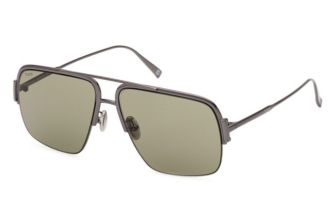 ΓΥΑΛΙΑ ΗΛΙΟΥ TODS METAL SILVER/GREEN