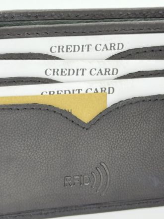 ΠΟΡΤΟΦΟΛΙ ΔΕΡΜΑΤΙΟΝ COZY BLACK GREY