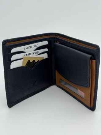 ΠΟΡΤΟΦΟΛΙ ΔΕΡΜΑΤΙΟΝ COZY NAVY CAMEL