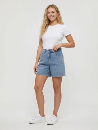 ΓΥΝΑΙΚΕΙΟ SHORTS ONLY PHINE LIFE BLUE DENIM