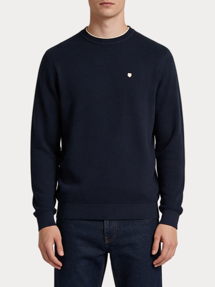 ΠΛΕΚΤΟ JACK&JONES JPRBLURYAN KNIT CREW NECK LS NAVY BLAZER JACK&JONES