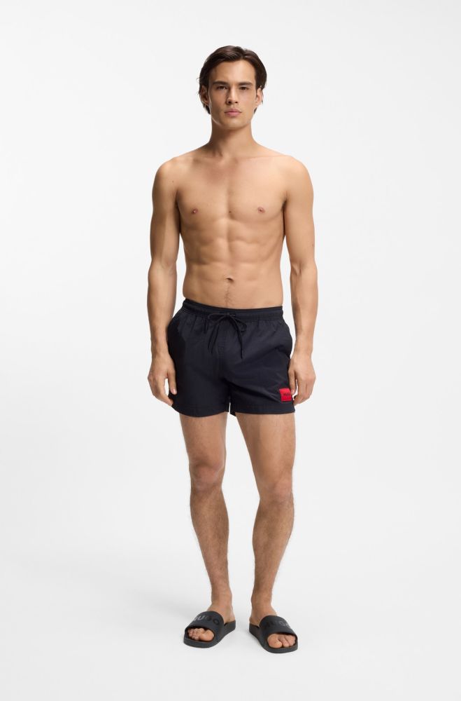 SLIDES HUGO TIMEIN BLACK HUGO BOSS φωτογραφία