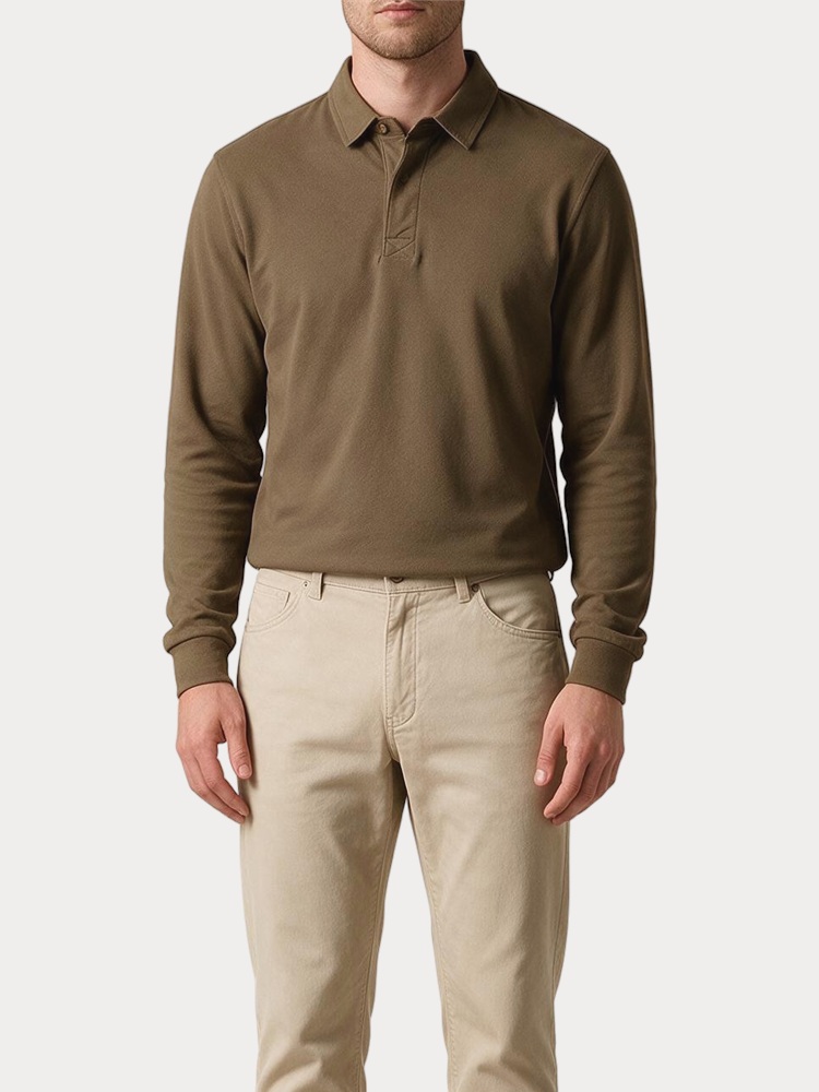 ΠΟΛΟ BOSTON STRUCTURED POLO MOCHA BOSTON