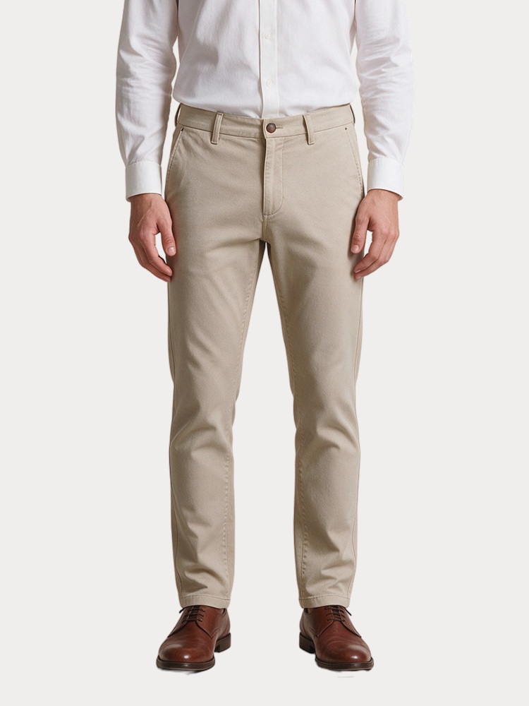 ΠΑΝΤΕΛΟΝΙ BOSTON ESSENTIAL CHINO TROUSERS CAMEL BOSTON