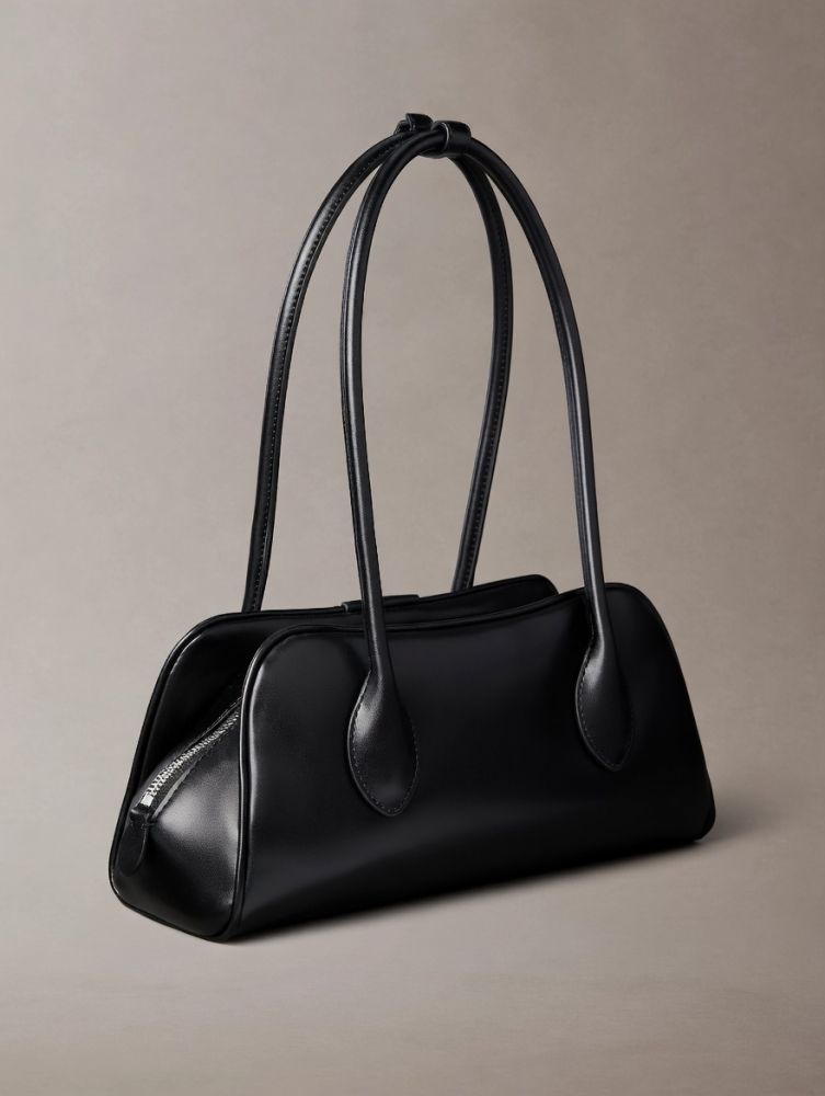 ΤΣΑΝΤΑ CALVIN KLEIN SHOULDER BLACK CALVIN KLEIN φωτογραφία