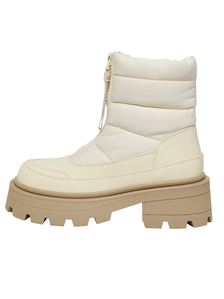 NYLON BOOT ONLY BANYU-1 QUILTED CREME ONLY ΜΠΕΖ