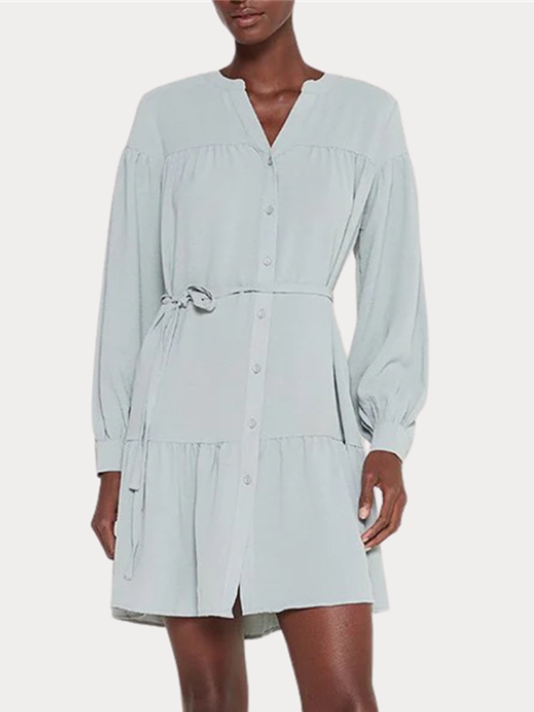 JACQUELINE DE YOUNG ΦΟΡΕΜΑ JDY BLUE GREY DRESS JACQUELINE DE YOUNG - 3